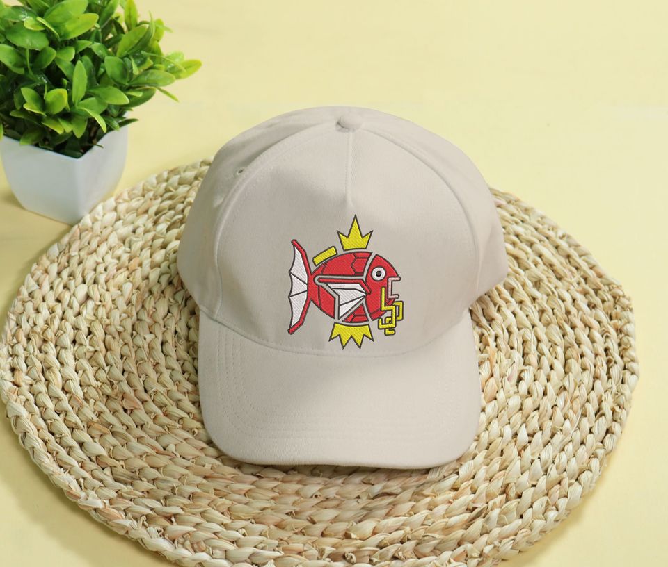 Embroidery Magikarp Cap Anime Magikarp Monster Hunter Style Embroidered Hat Gift