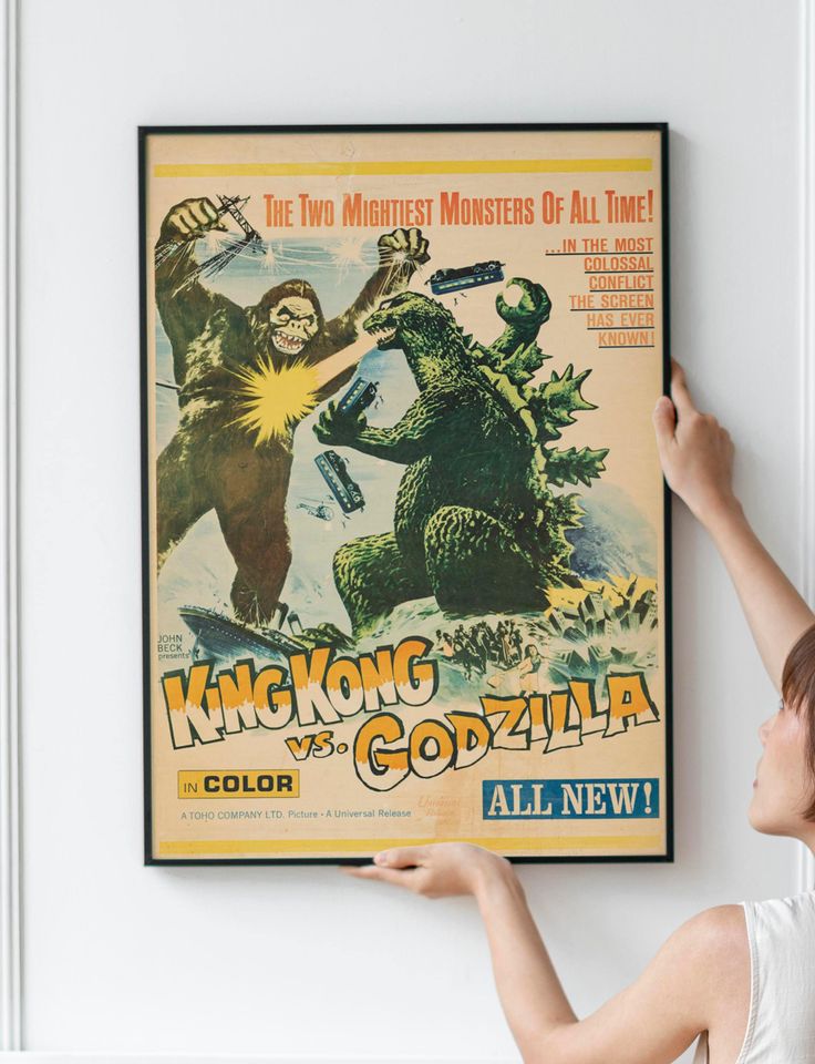 King Kong vs. god zilla 1963 Movie Poster