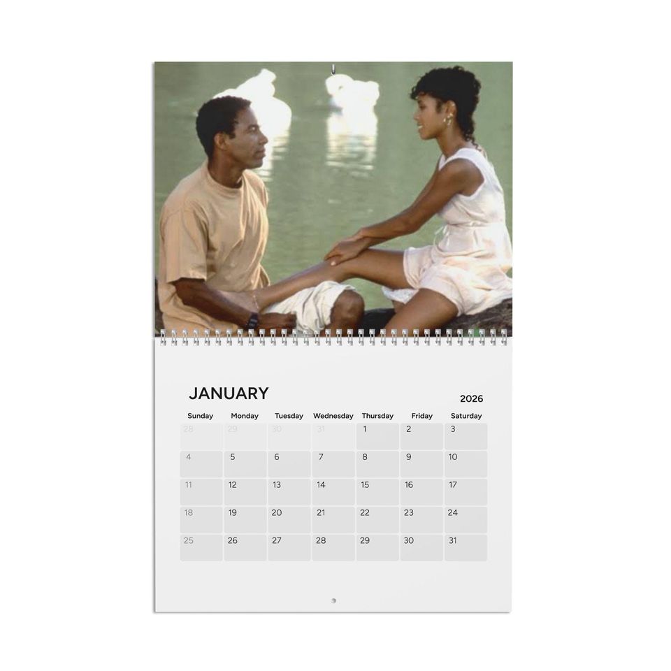 90s Nostalgia Black Love Cinema Calendar (2026)