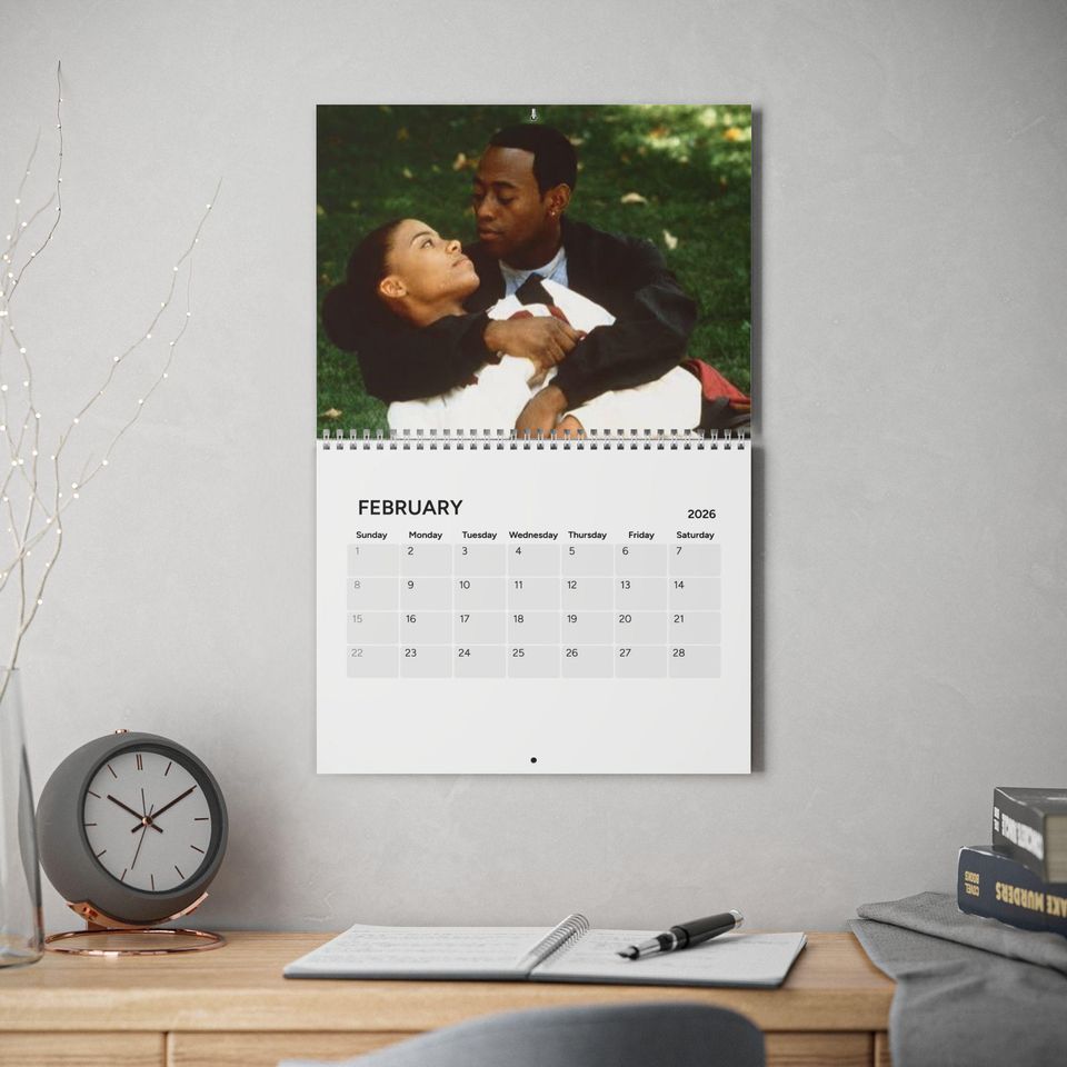 90s Nostalgia Black Love Cinema Calendar (2026)
