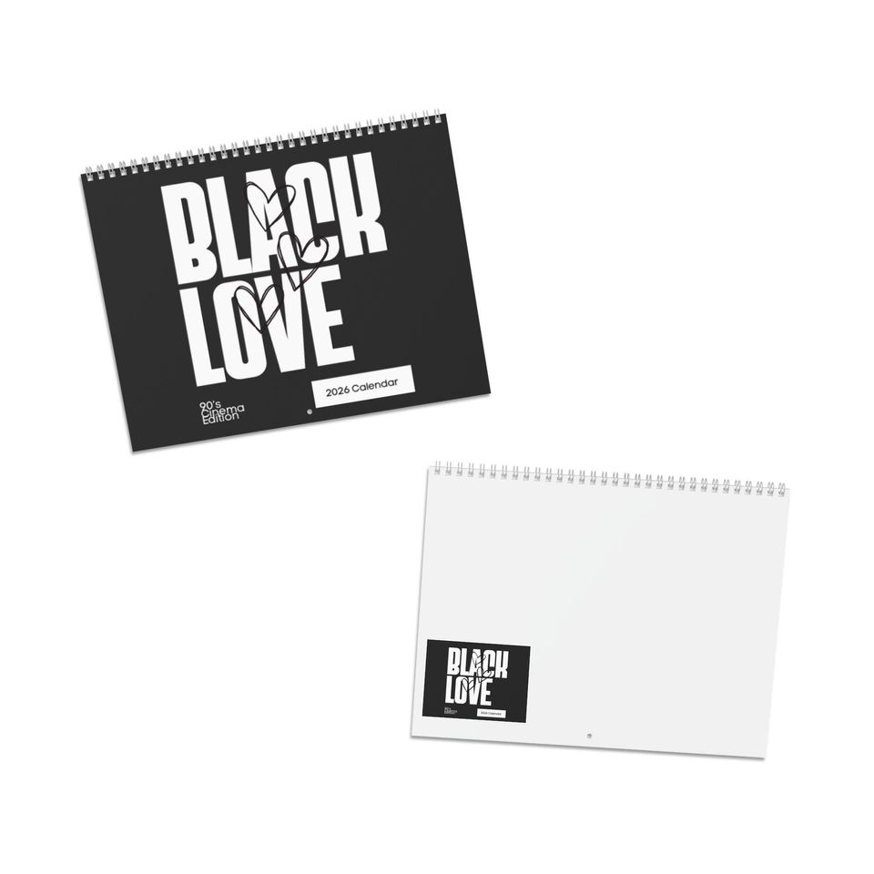 90s Nostalgia Black Love Cinema Calendar (2026)