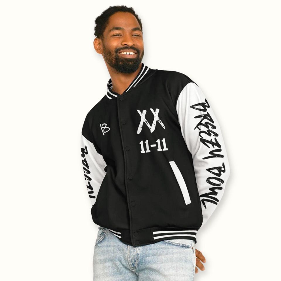 Chris Brown 11-11 XX Baseball Jacket: Breezy Bowl Tour Merch