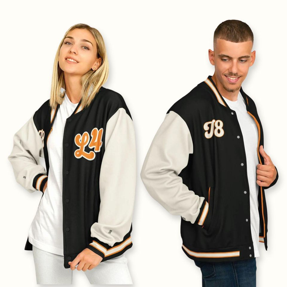 Lando Norris Mc.Larren Racing F_1 Baseball Jacket: Unisex Racing Fan Apparel