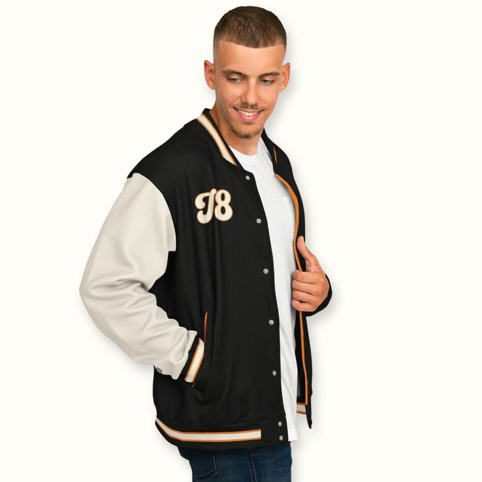 Lando Norris Mc.Larren Racing F_1 Baseball Jacket: Unisex Racing Fan Apparel