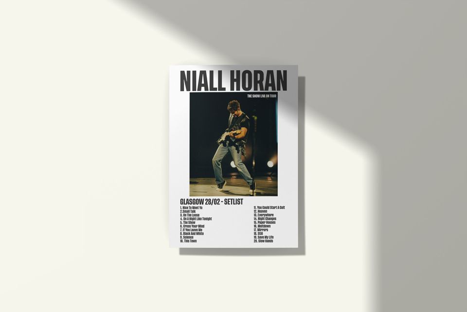 The Show Live On Tour Poster, Niall Horan Poster