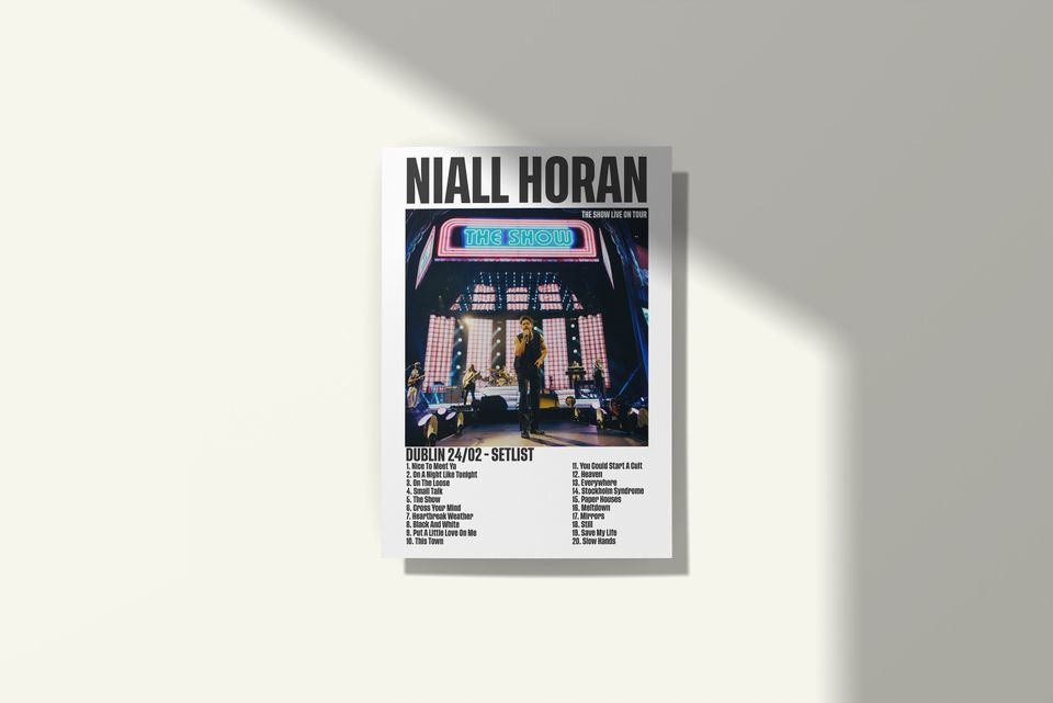 The Show Live On Tour Poster, Niall Horan Poster