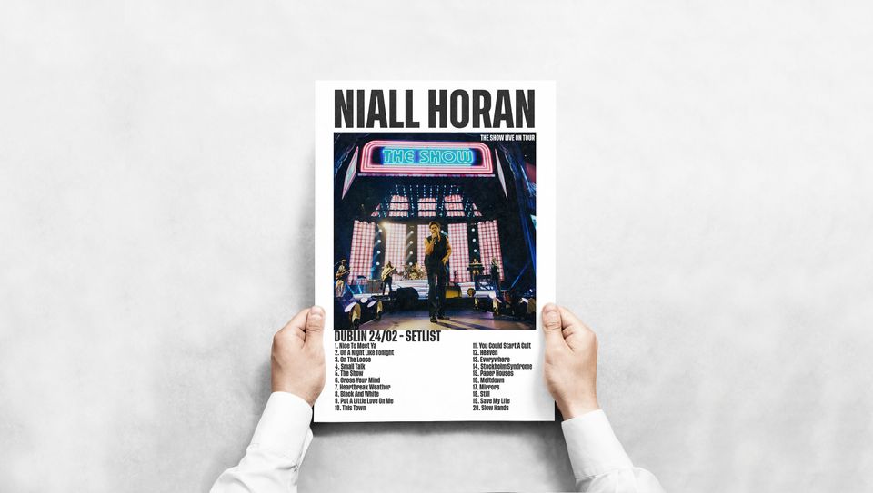 The Show Live On Tour Poster, Niall Horan Poster
