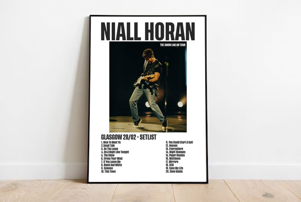 The Show Live On Tour Poster, Niall Horan Poster
