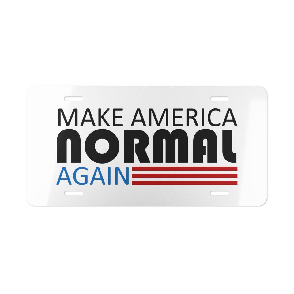 Make America Normal Again License Plate | Car Accessories
