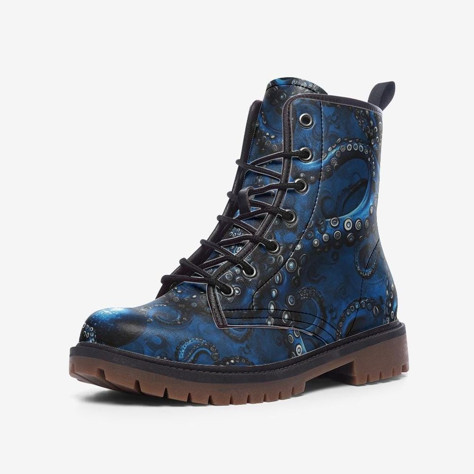 Octopus Boots Blue Octopus Boots