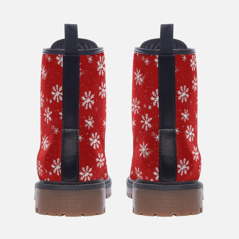 Christmas Boots Snowflakes Boots Christmas Shoes