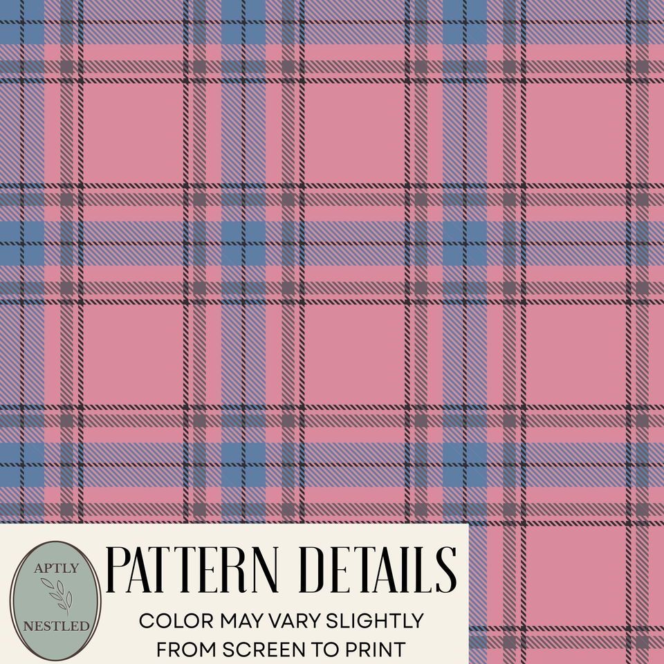 Dusty Pink, Slate Blue, Plum Gray & Charcoal Plaid Picnic Mat, Game Day, Park, Beach, Camping, Gift