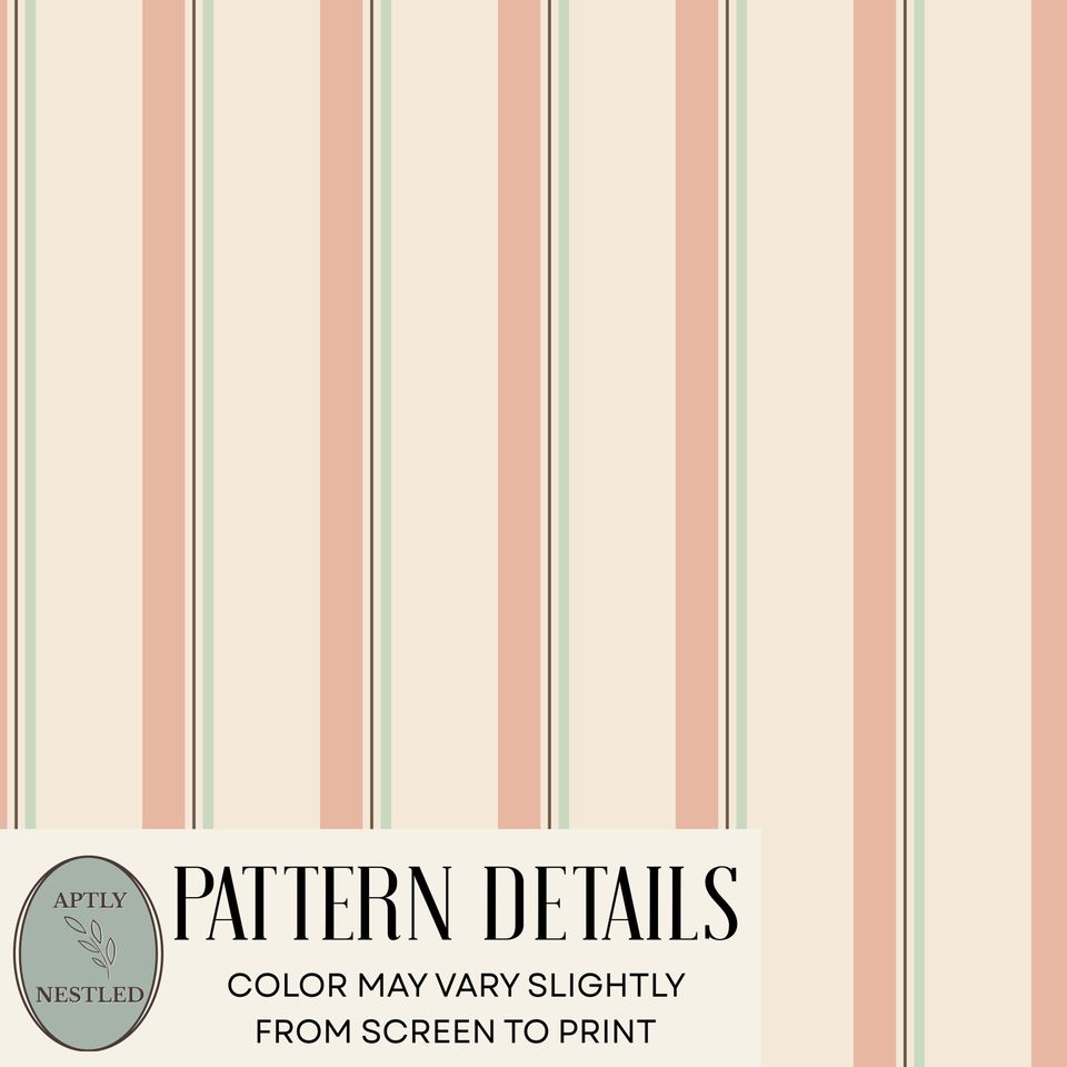 Cream, Apricot, Pistachio & Cocoa Striped Picnic Mat, Neutral Decor, Park Beach Camping, Gift