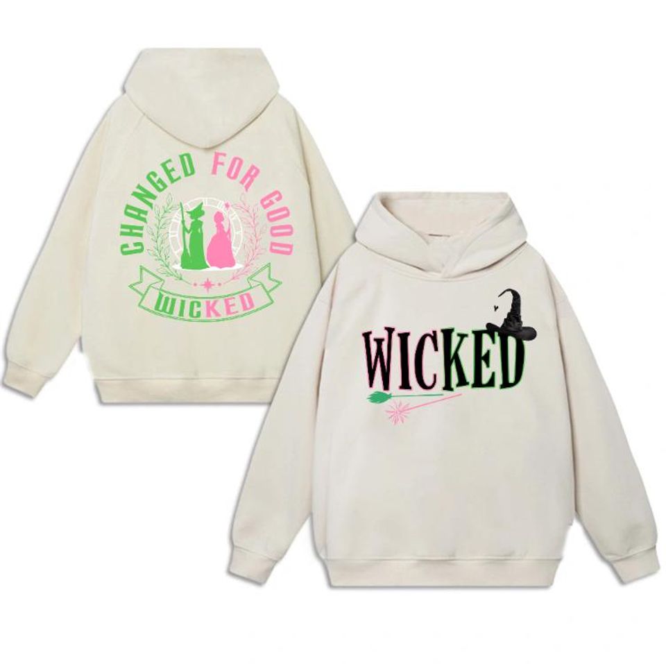 Wicked Sweatshirt, Defy Gravity Broomstick Magic Wand Tee, Wizard of Oz Movie Fan Sweatshirt, Gift For Her
