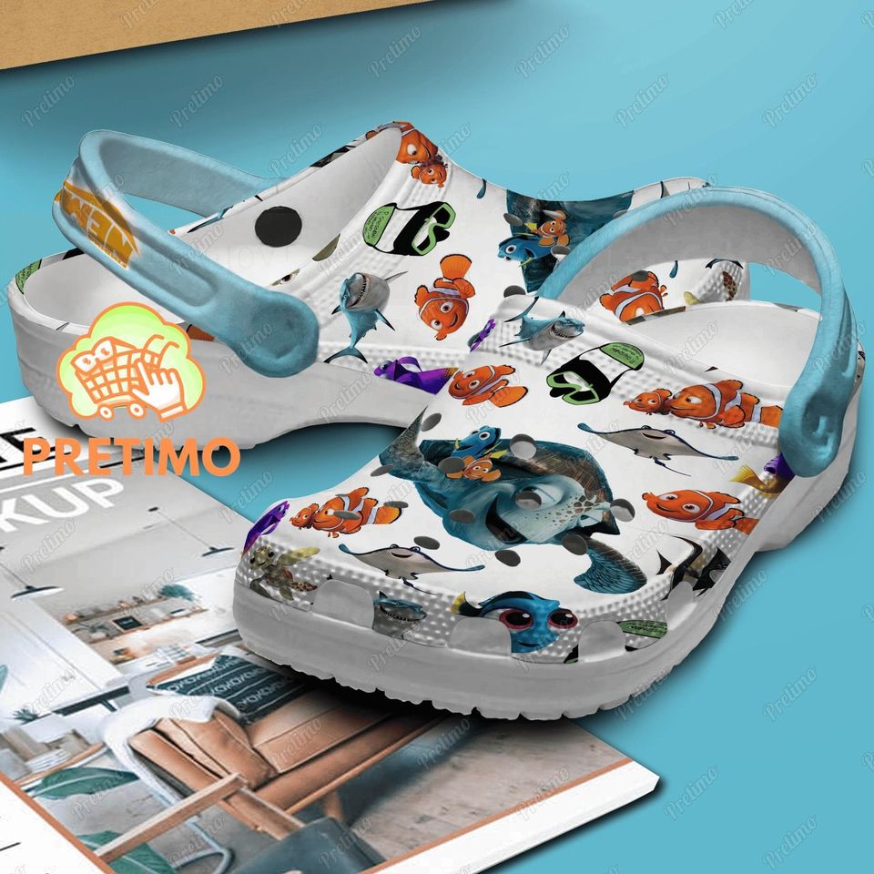 Finding Nemo Shoes, Nemo Shoes, Finding Nemo Sandals, Finding Nemo Gift