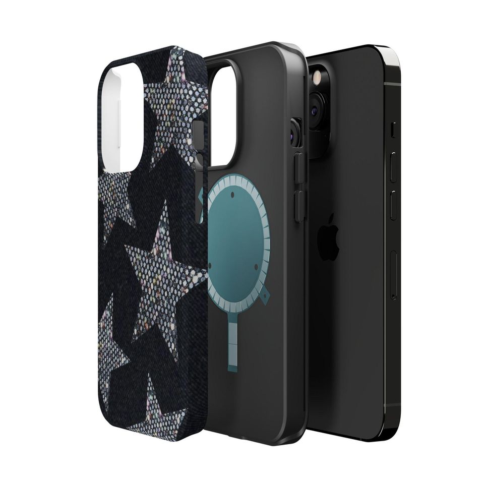 MagSafe Silver Star Phone Case