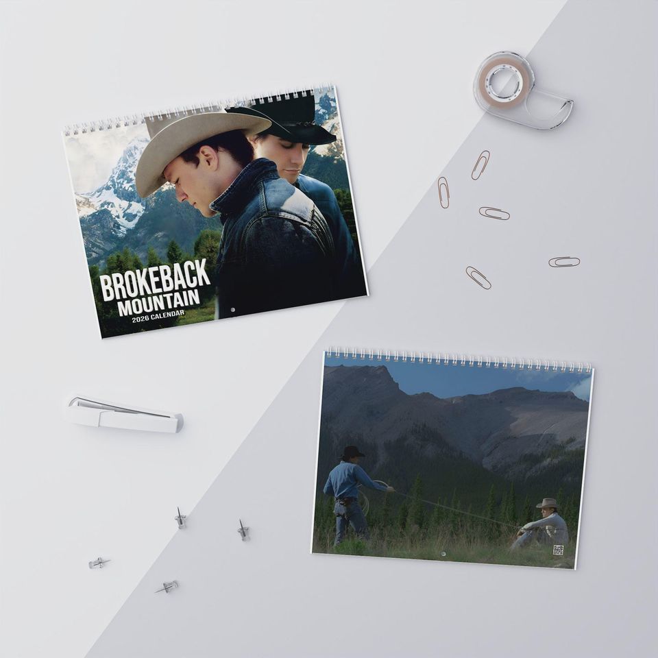 Brokeback Mountain Movie 2026 Wall Calendar, Gift for Fan, LGBT Gifts, LGBTQ+ Lovers