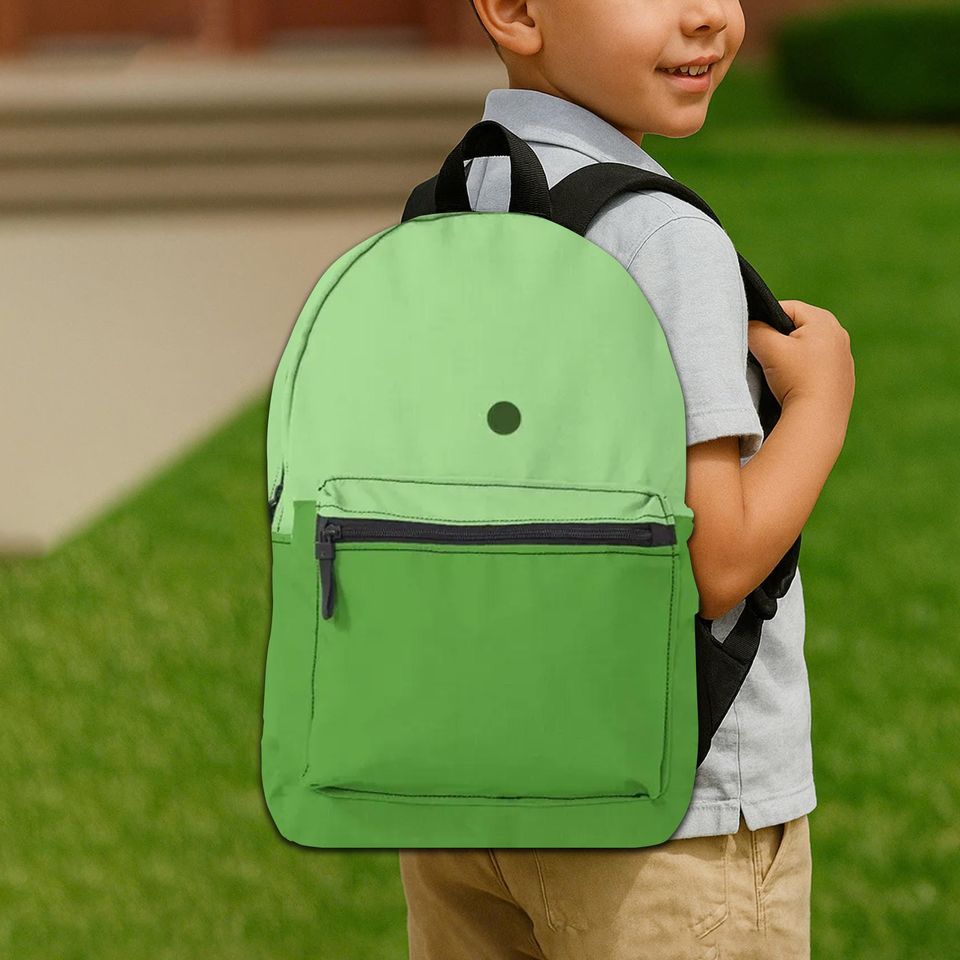 Finn the Human Adventure Time Backpack, Cartoon Green School Bag for Kids Boys Girls, Cosplay Backpack for Kid
