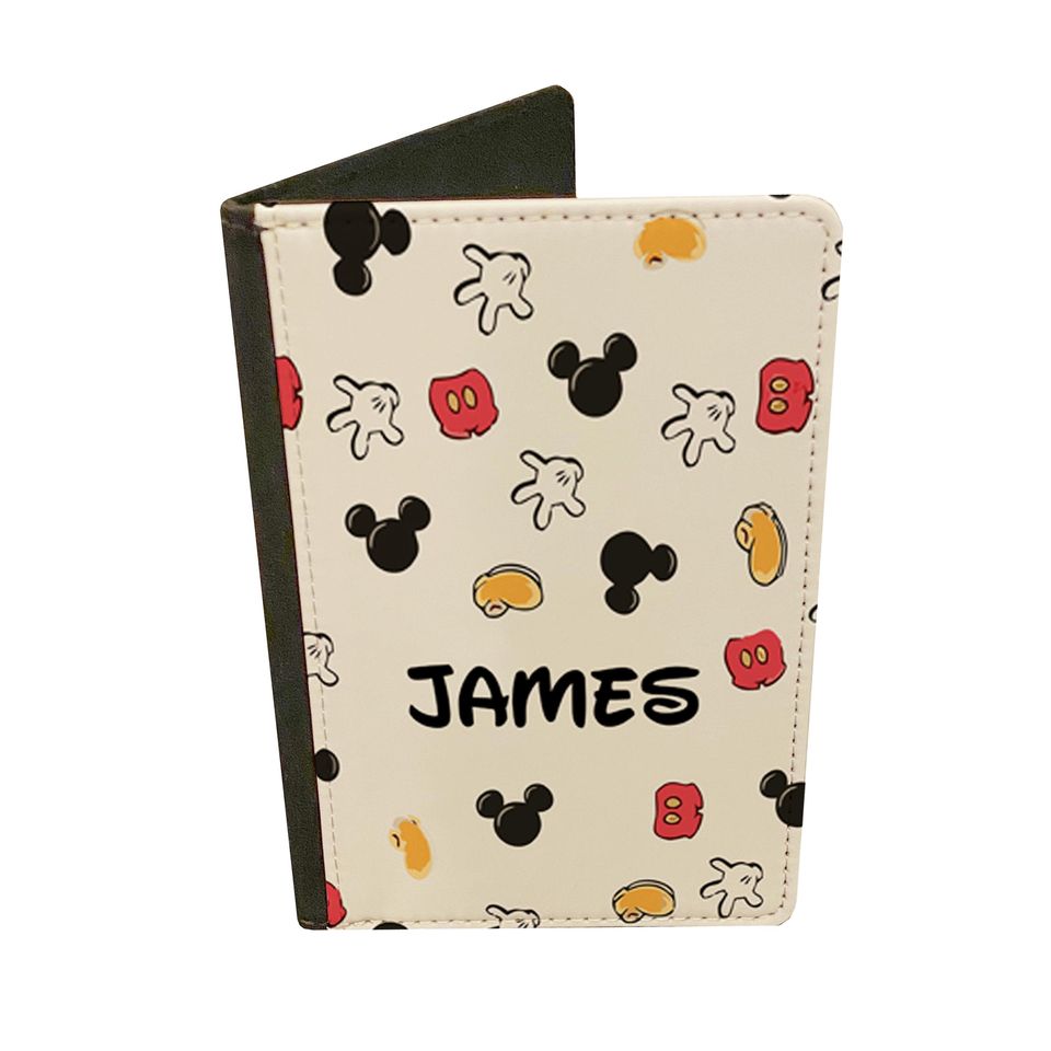 Mickey Mouse Disney Pattern Passport Holder