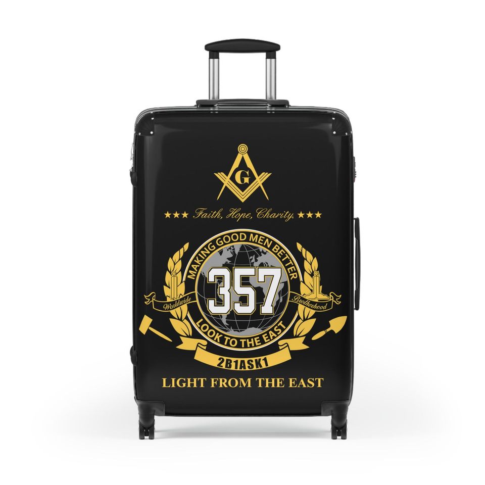Suitcase Set for Master Mason, Masonic Brotherhood, Fraternity Eastern Star