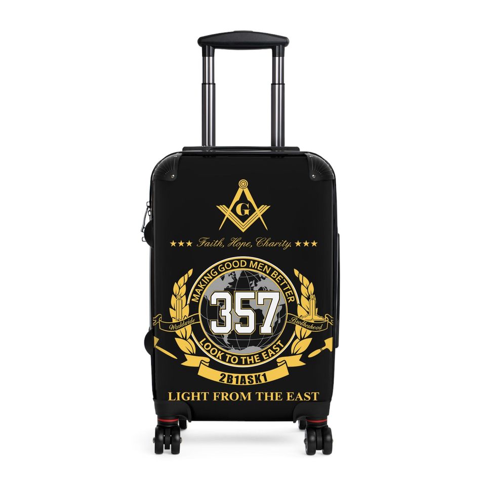 Suitcase Set for Master Mason, Masonic Brotherhood, Fraternity Eastern Star