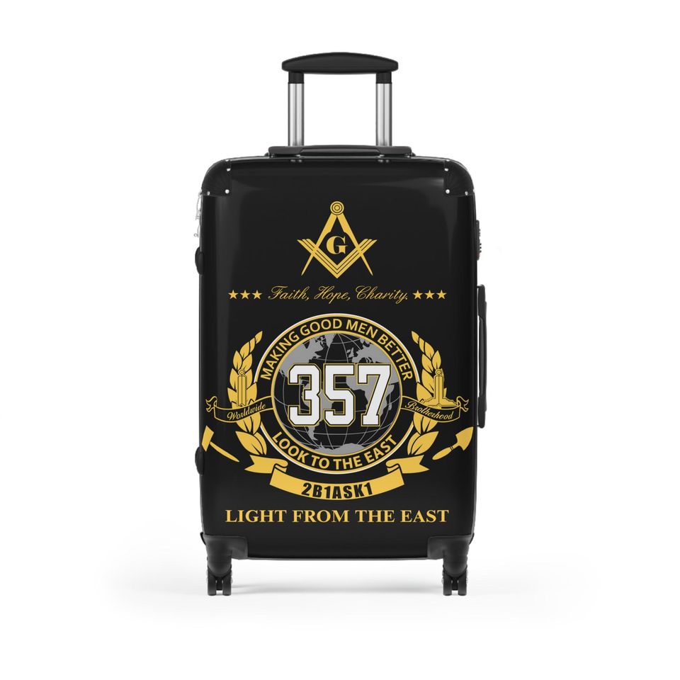 Suitcase Set for Master Mason, Masonic Brotherhood, Fraternity Eastern Star