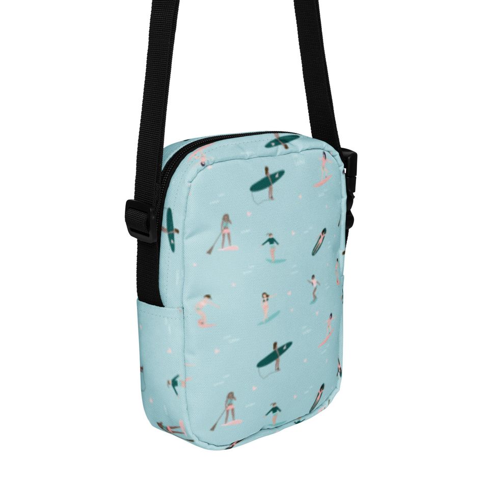 Paddle Out Surfer Crossbody Bag