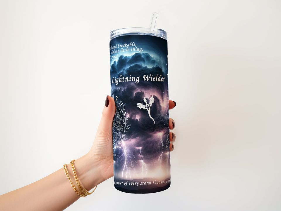 Fourth Wing Lightning Wielder 20oz tumbler