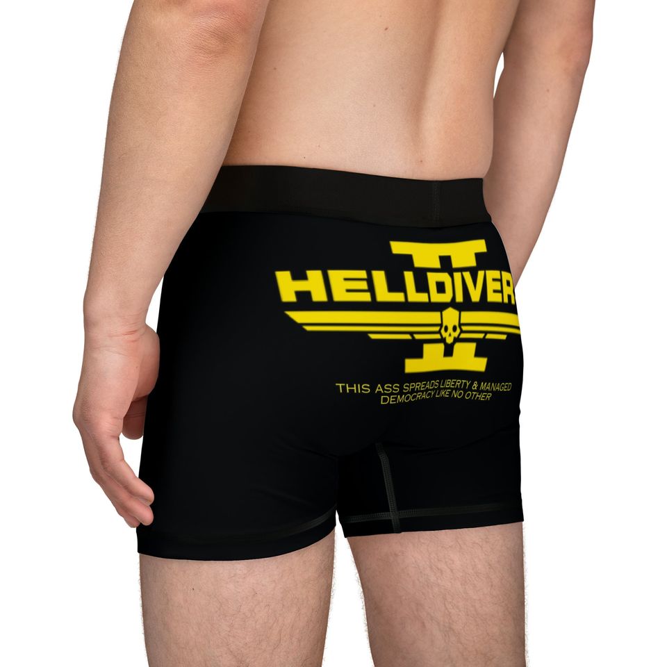 Helldivers Men's Boxers, Funny Helldivers 2 Underwear