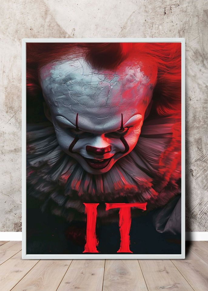IT Poster, Pennywise Poster, Wall Decor