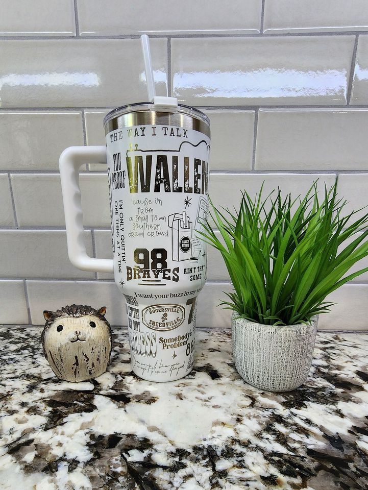 Wallen Signature Engraved 40 oz Tumbler