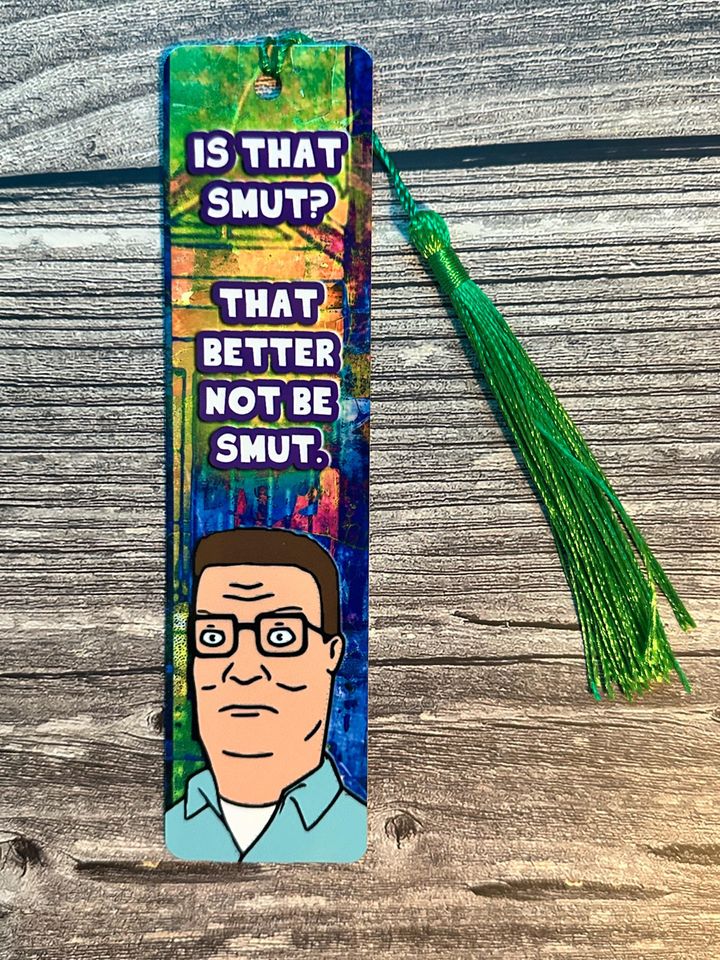 Funny Metal Bookmark