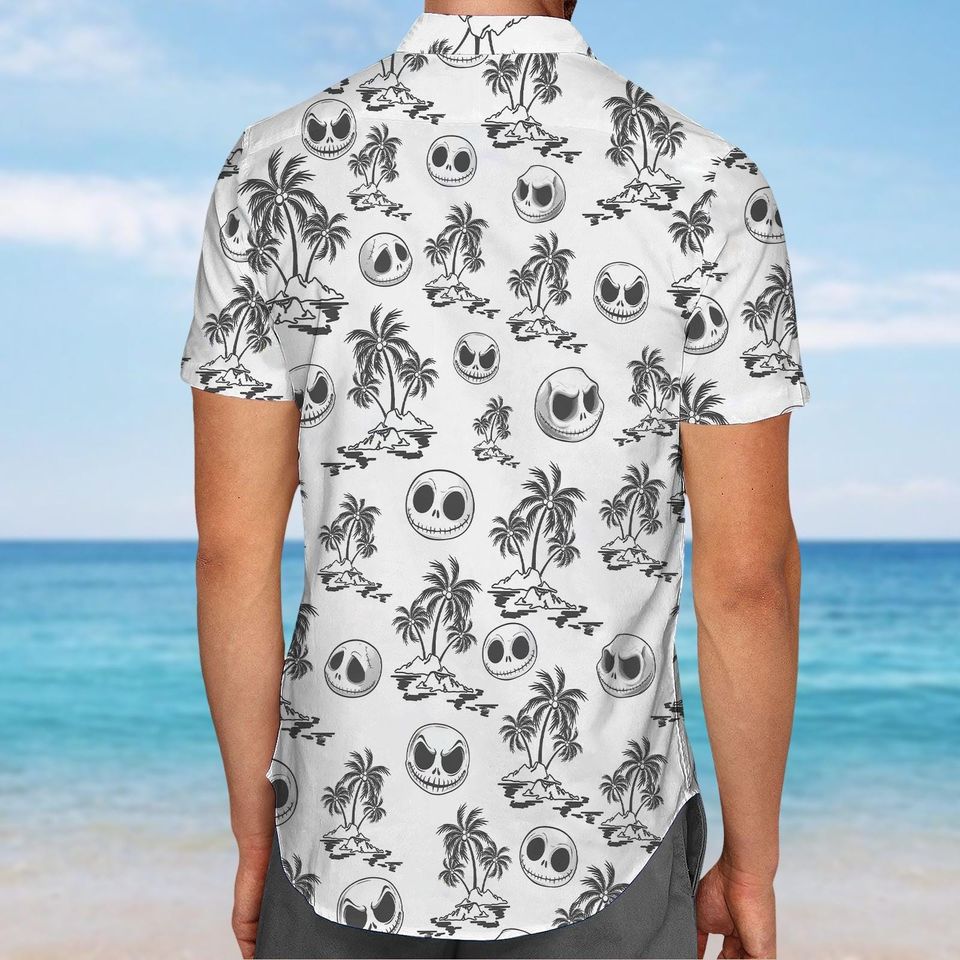 Jack Skellington Button Shirt, Disney Trip Shirt, Nightmare Before Christmas Shirt, Magic Kingdom Shirt, Vacation Shirt, Gift For Him