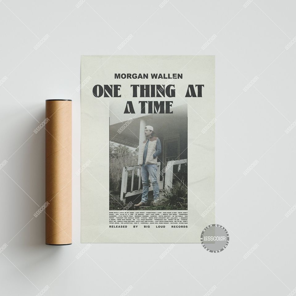 Wallen Western Posters / One Thing at a Time Poster