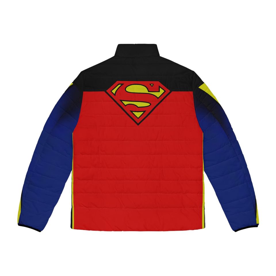 Irradicater Superman/Men's Puffer Jacket (AOP)