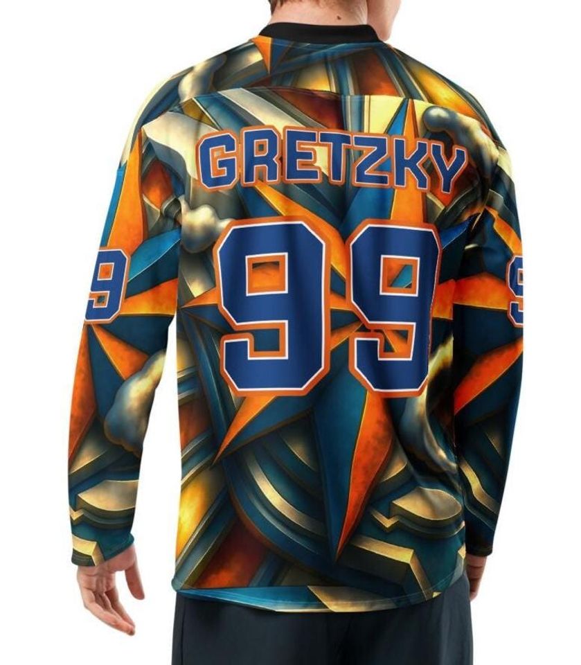 Wayne Gretzky Inspired Men's Hockey Jersey