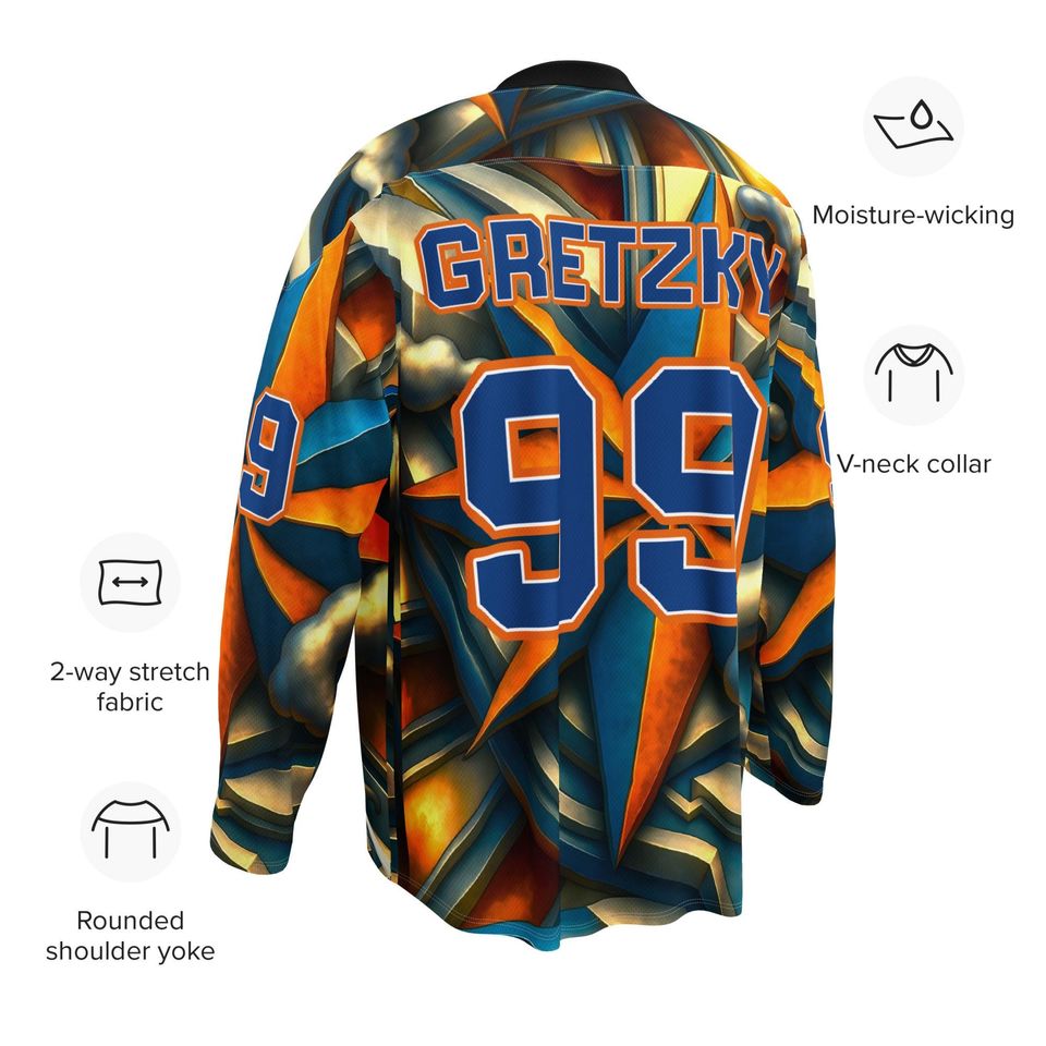 Wayne Gretzky Inspired Men's Hockey Jersey