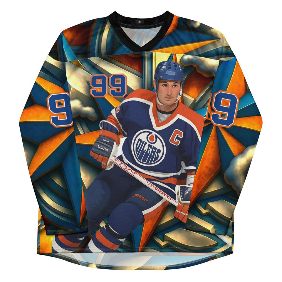 Wayne Gretzky Inspired Men's Hockey Jersey