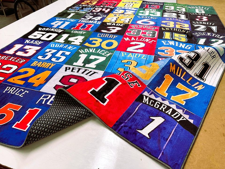 Nba Players Rug,Basketball Rug,Sport Rug,Colorful Rug,Cool Rugs,Custom Rug,Hypebeast Rug,Area Rugs,Personalized Rug,Unique Rug,Gift for her