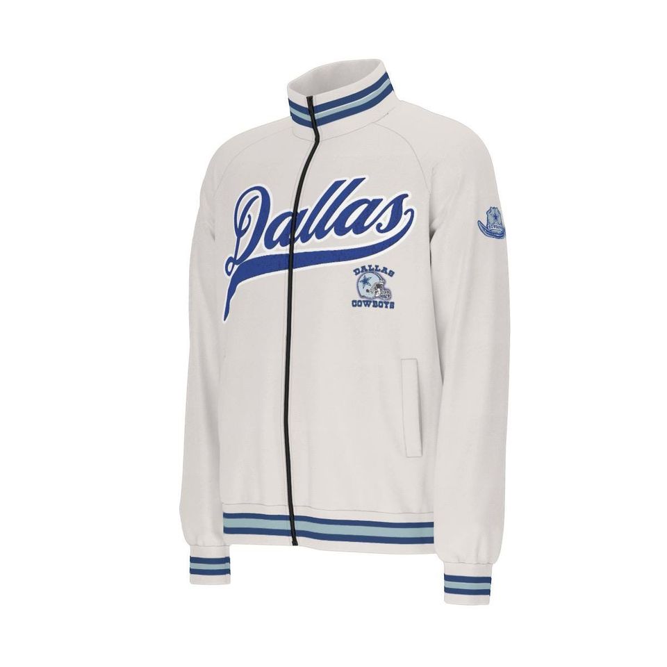 Dallas Cowboys  Raglan-Sleeve Stand Collar Jacket
