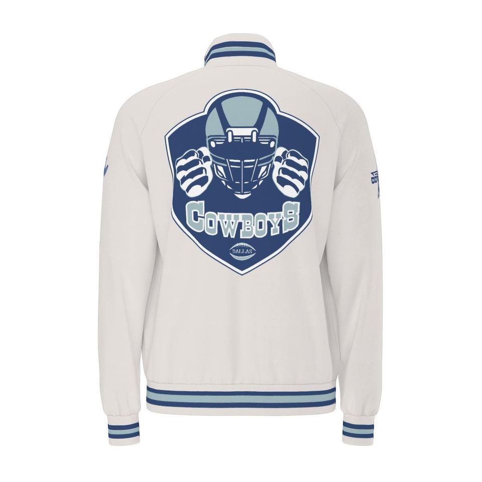 Dallas Cowboys  Raglan-Sleeve Stand Collar Jacket