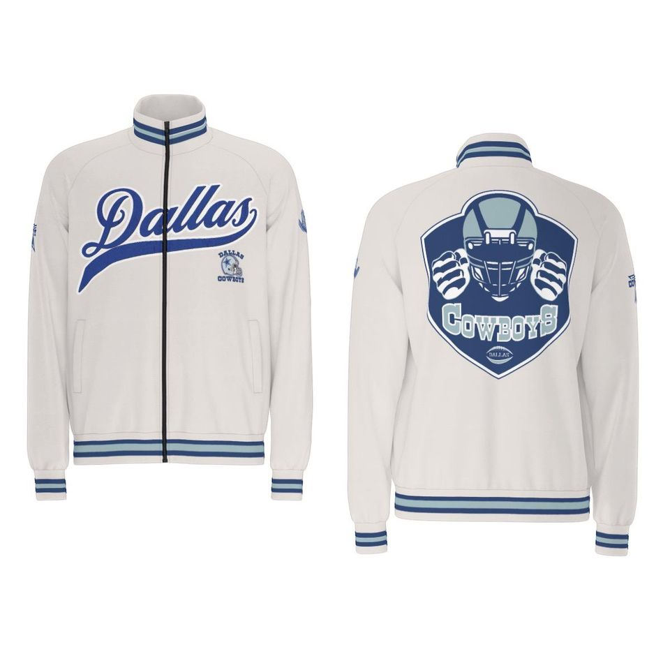Dallas Cowboys  Raglan-Sleeve Stand Collar Jacket
