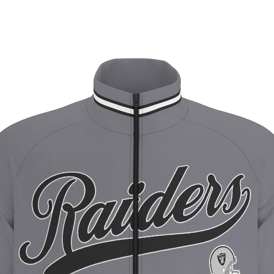 Raiders  Raglan-Sleeve Stand Collar Jacket