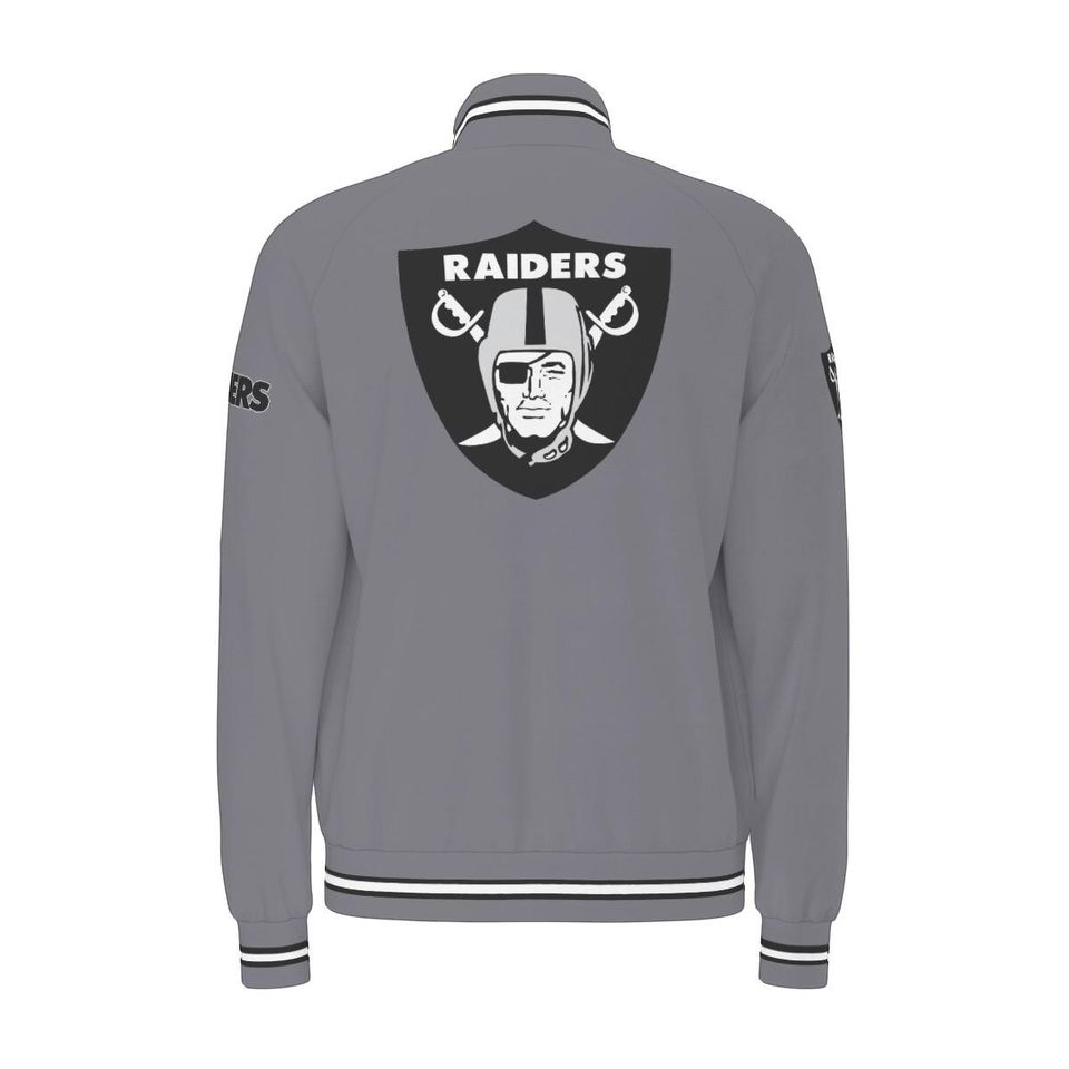 Raiders  Raglan-Sleeve Stand Collar Jacket