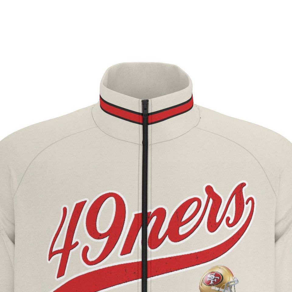 SF 49NER  Raglan-Sleeve Stand Collar Jacket