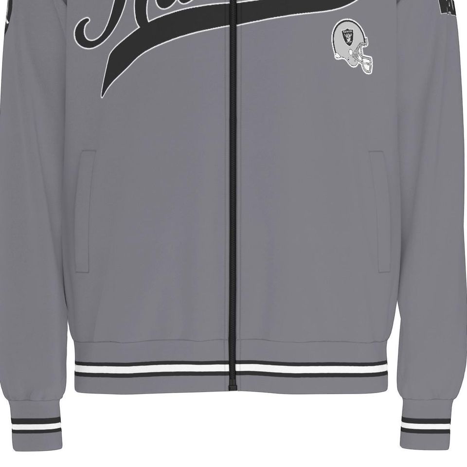 Raiders  Raglan-Sleeve Stand Collar Jacket