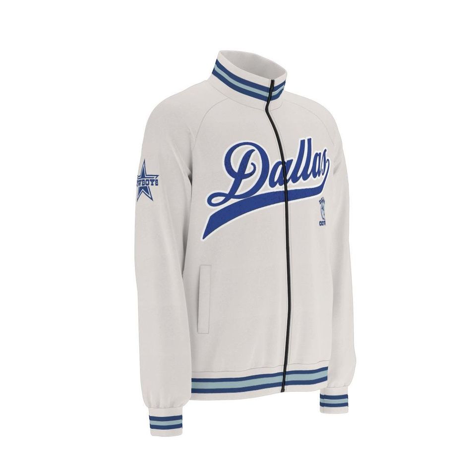 Dallas Cowboys  Raglan-Sleeve Stand Collar Jacket