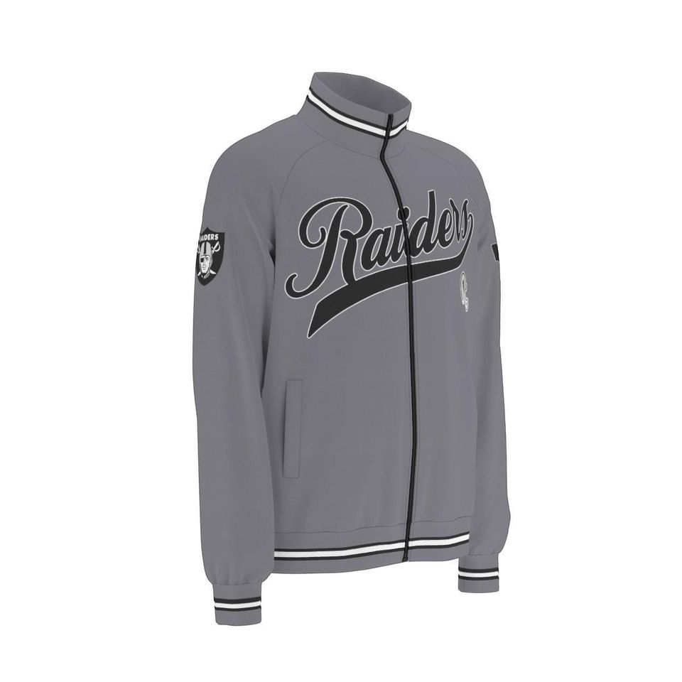 Raiders  Raglan-Sleeve Stand Collar Jacket