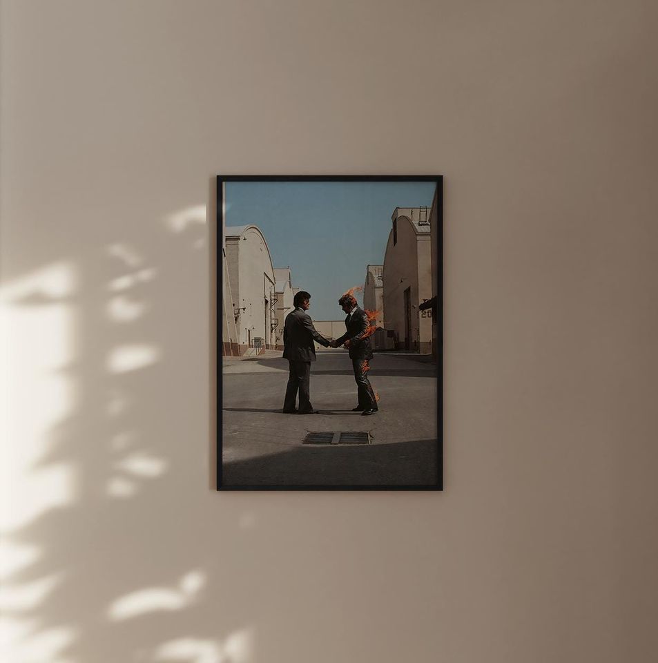 Pink Floyd - Wish You Were Here , Music Poster , Wall Art, Wall Decor ,  Music Poster