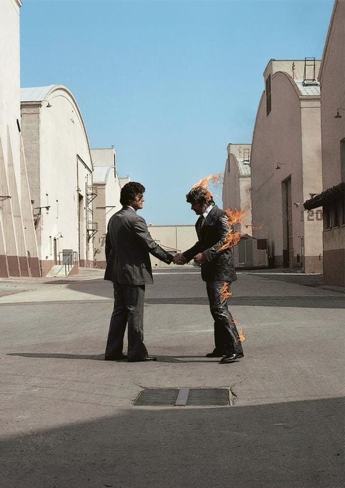 Pink Floyd - Wish You Were Here , Music Poster , Wall Art, Wall Decor ,  Music Poster